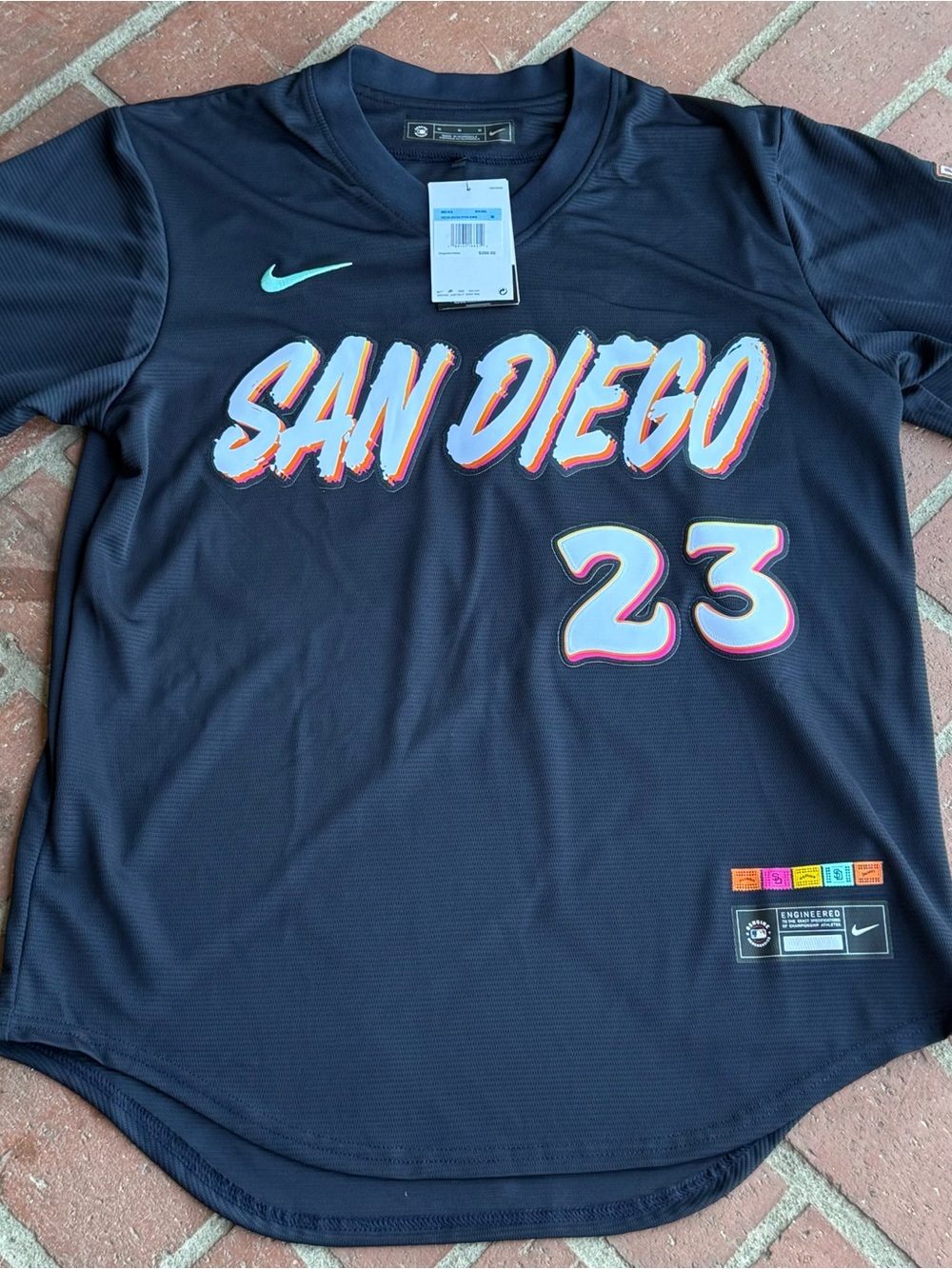 Nike Men's SD San Diego Padres Jersey City Connect NWT New Medium Med M Tatis JR
